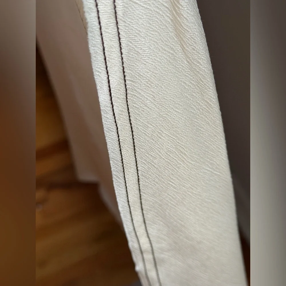 Zara Soft Cream Blouse - Picture 6 of 9